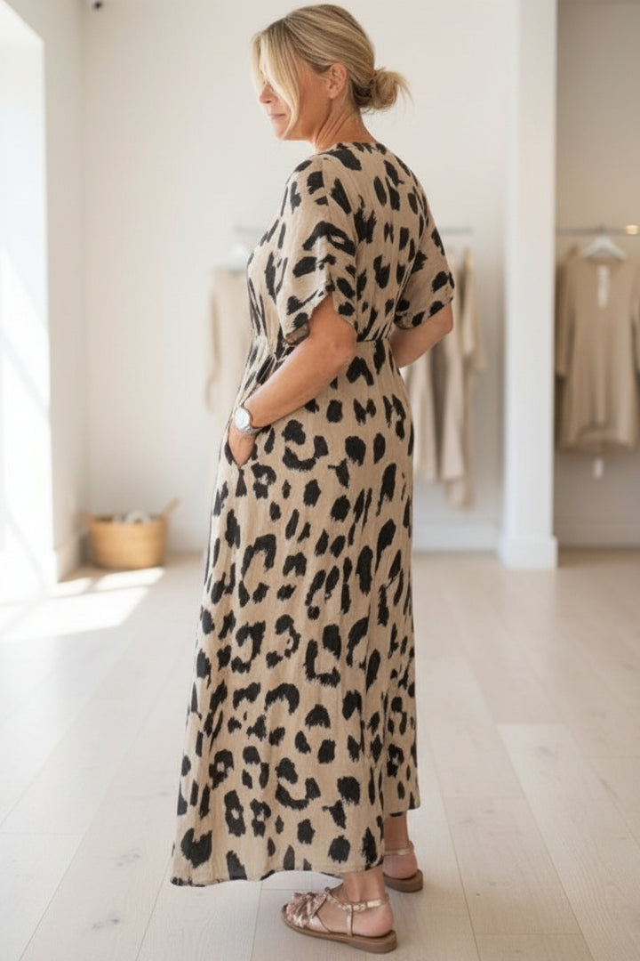 BONNIE - STYLISH LEOPARD DRESS