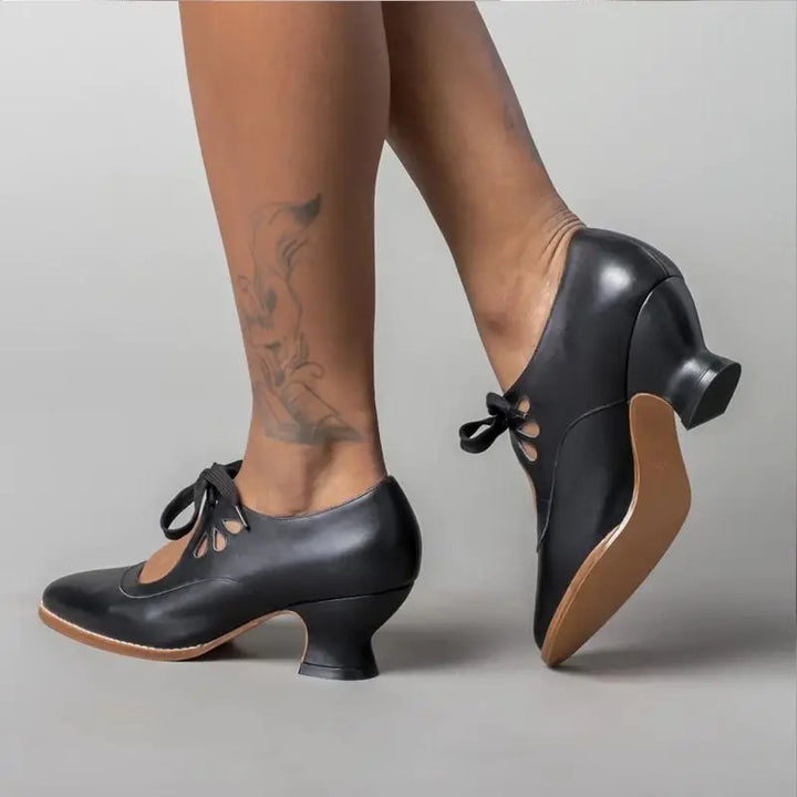 ZAYANA - ORTHOPAEDIC LEATHER HEELED SANDALS