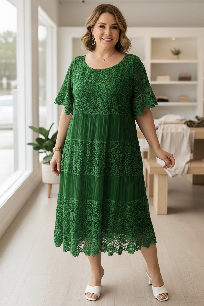 ANNE - CASUAL LACE DRESS