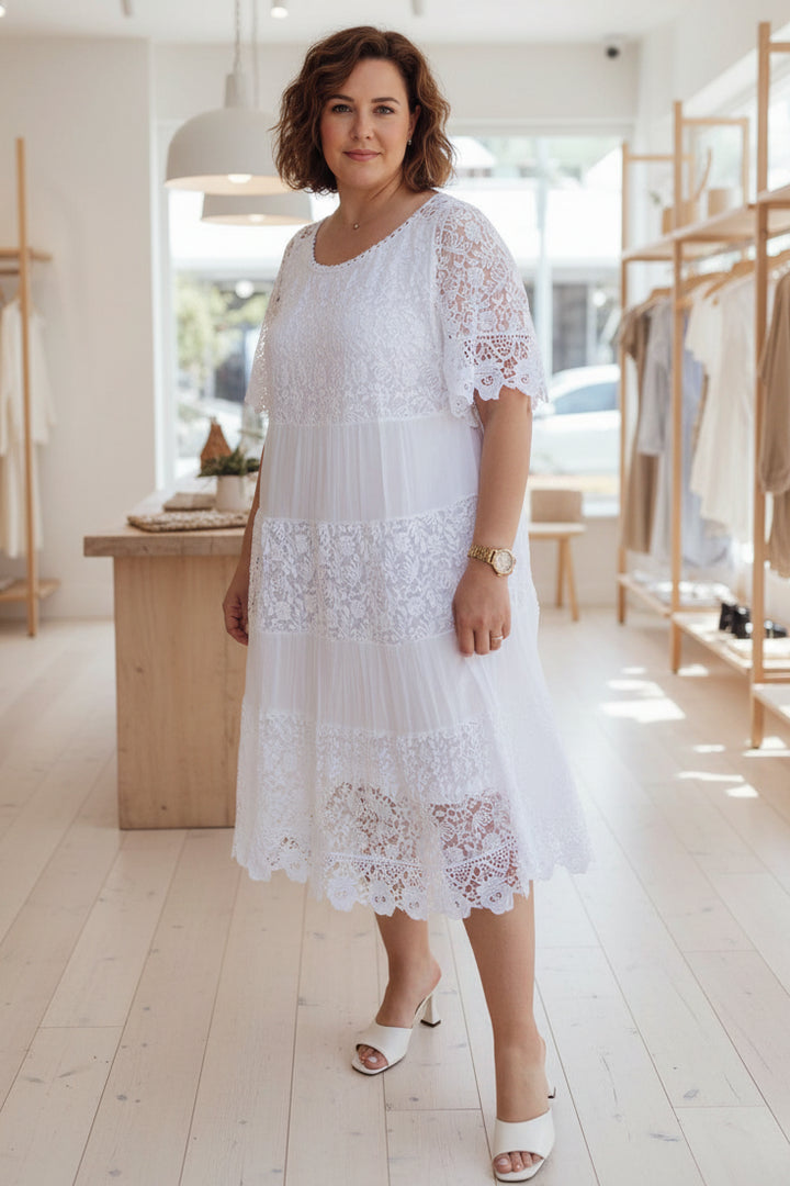 ANNE - CASUAL LACE DRESS
