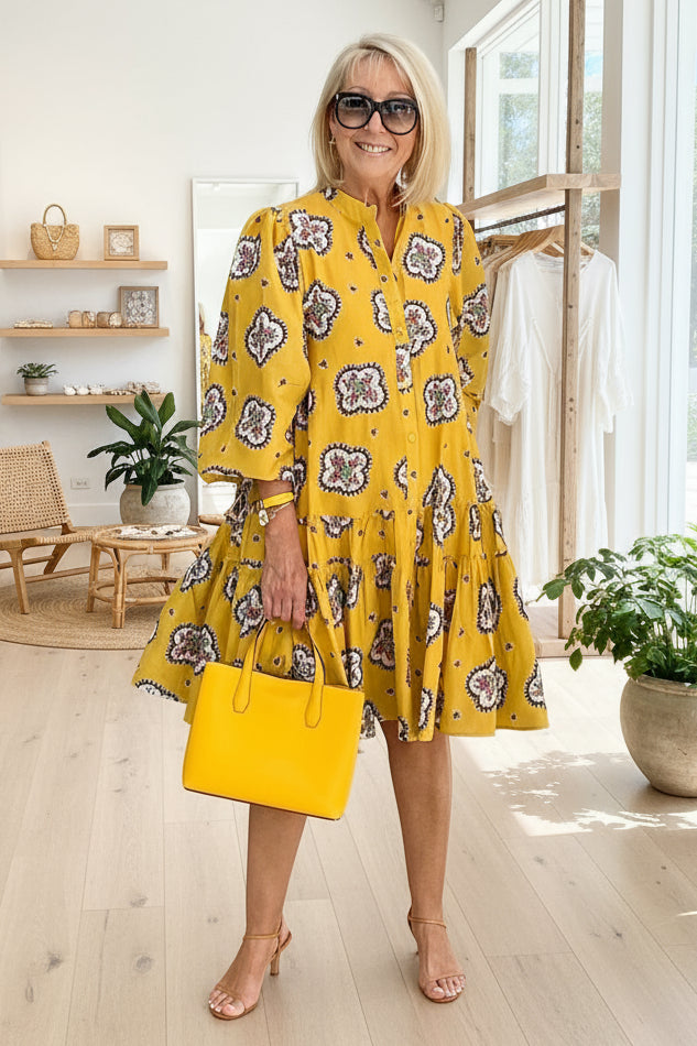 CASS - PLEATED SUMMER DRESS