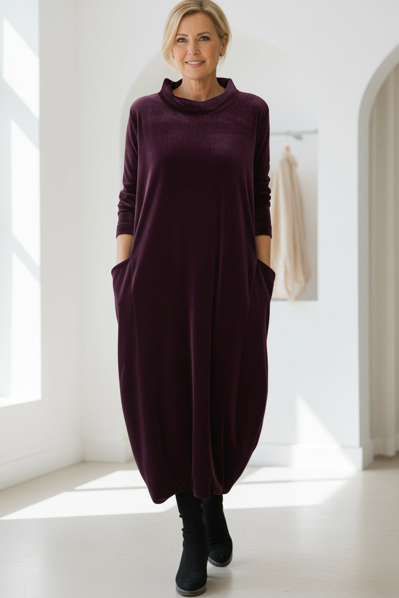 RORY - ELEGANT VELVET DRESS