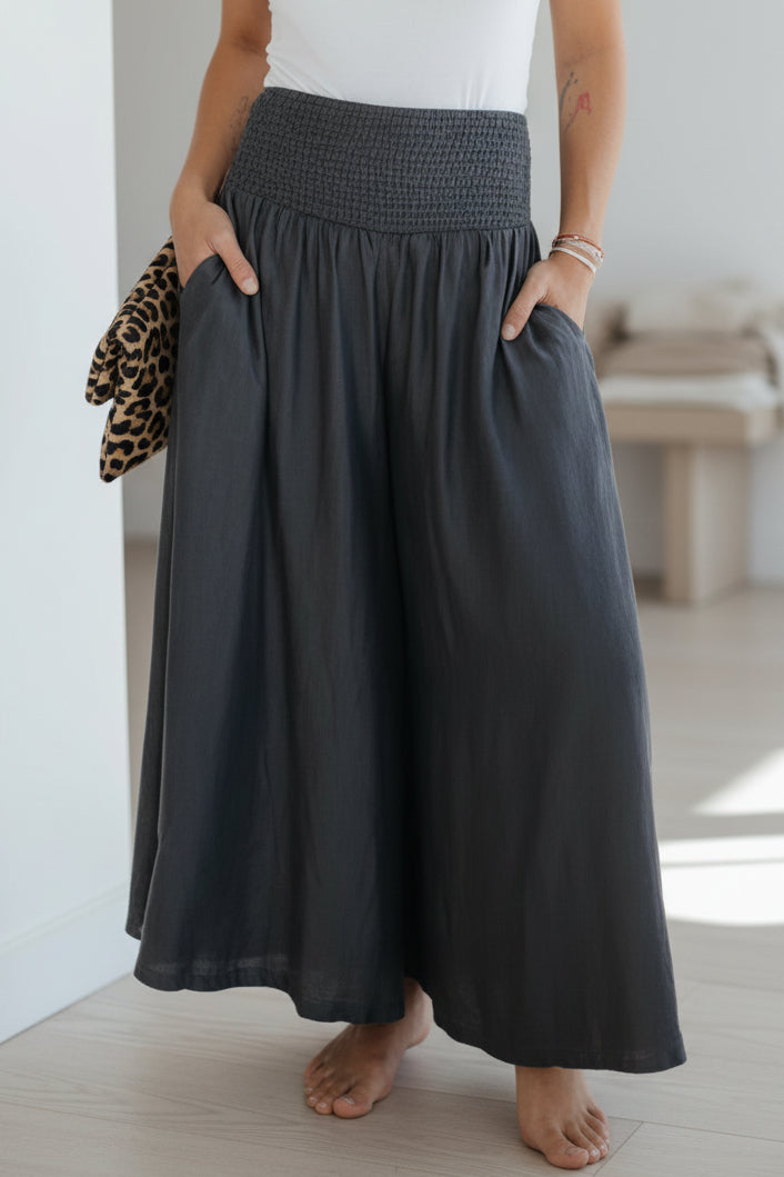 GISELLE - PANTS WITH ELASTIC WAIST