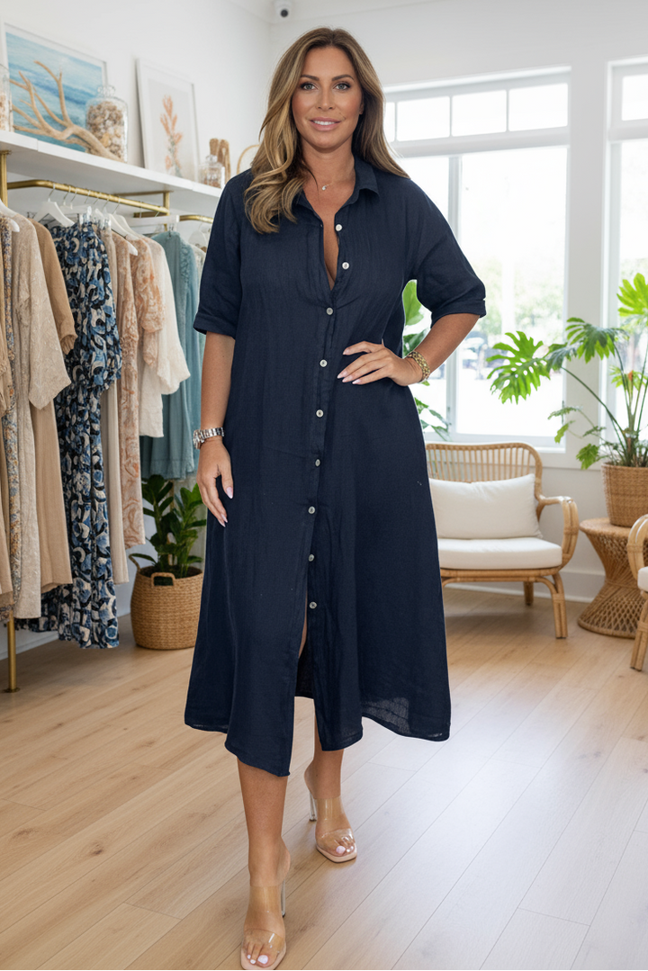 MILDA - ELEGANT SHIRT DRESS