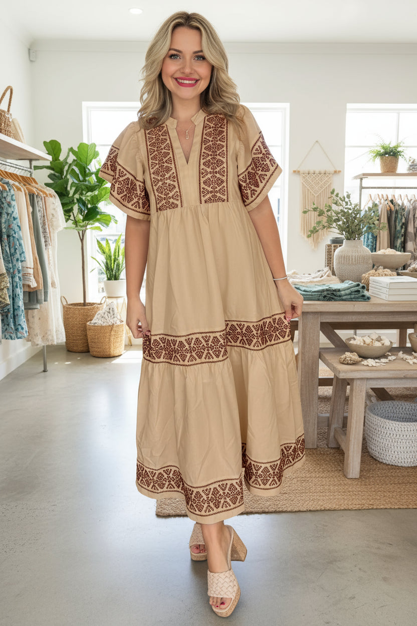 MAX - BOHO MAXI DRESS