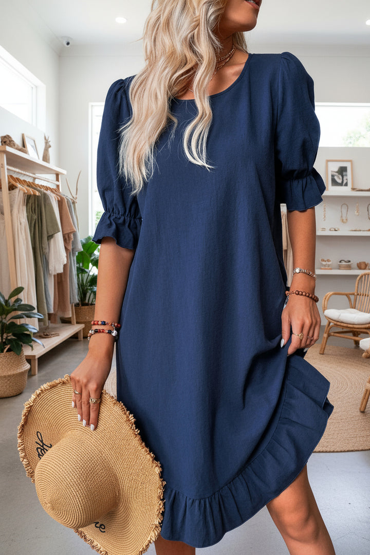 LEILA - ELEGANT MIDI DRESS