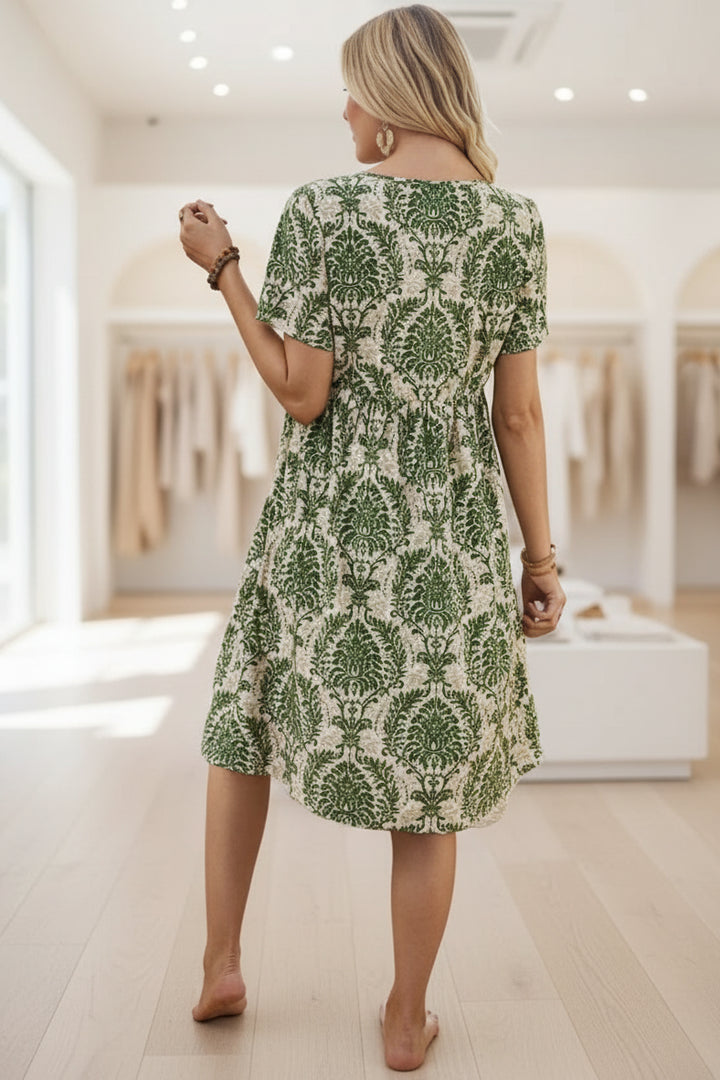 DIANE - SHORT SLEEVE VINTAGE DRESS