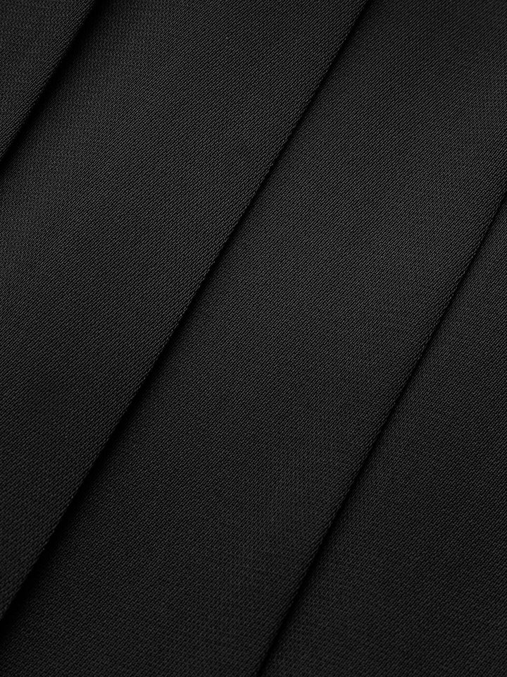 JESSY - ASYMMETRIC FAUX LEATHER SKIRT