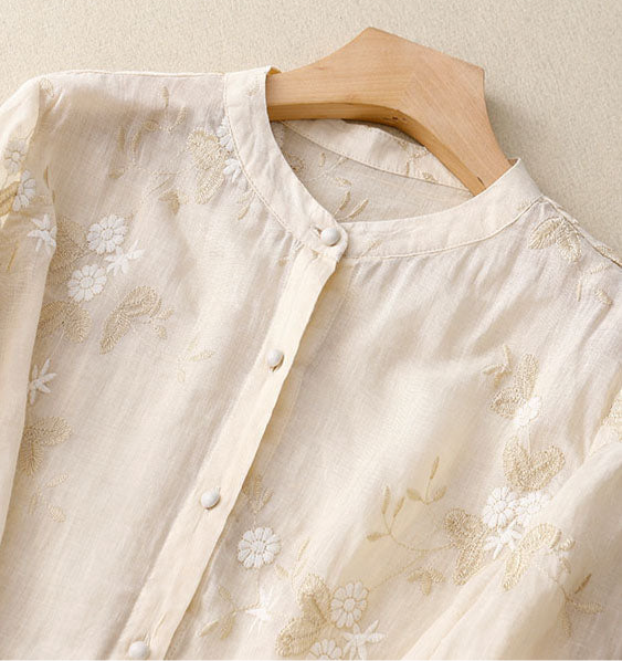 MEGGY - EMBROIDERED SHIRT
