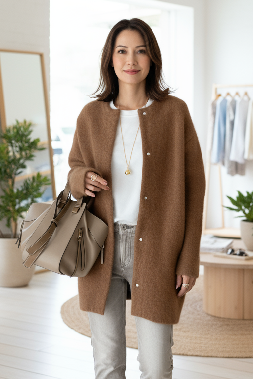 CORA - TIMELESS KNIT CARDIGAN