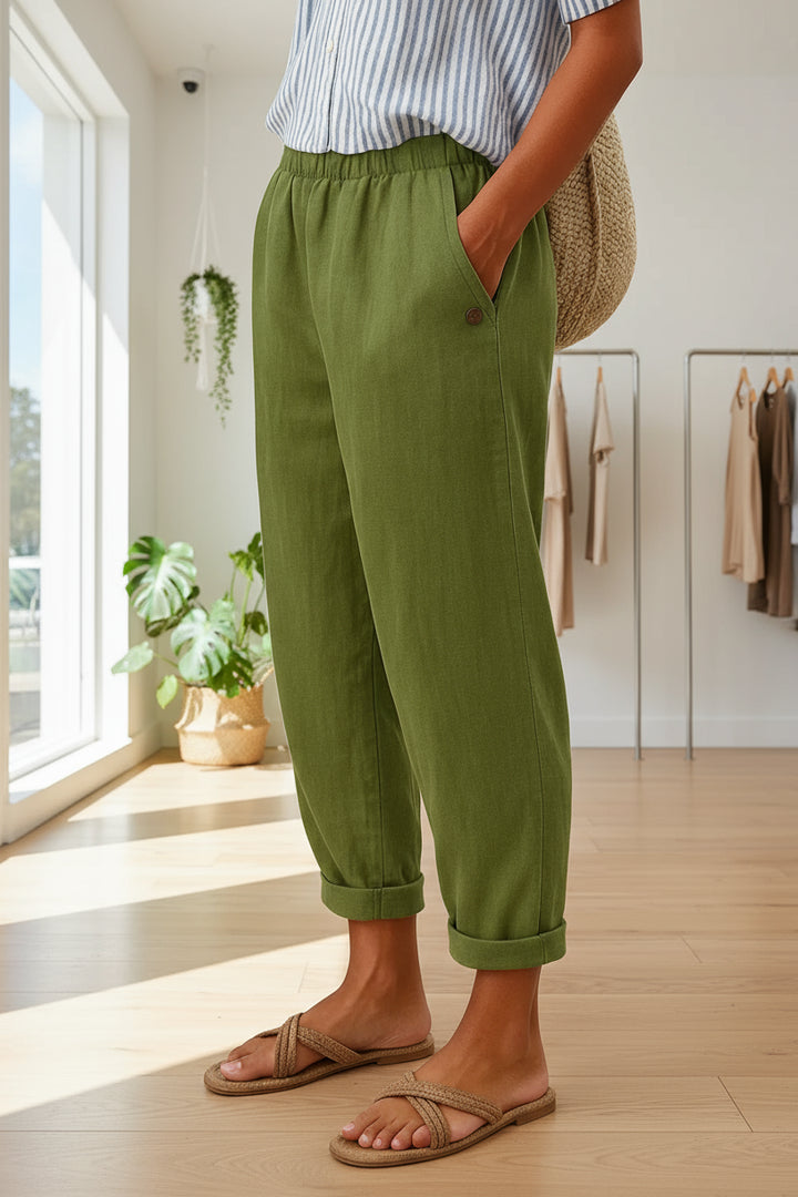 PEGGY - RELAXED CROP PANTS