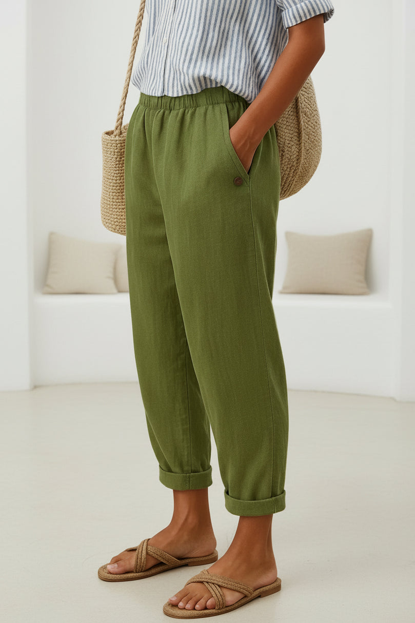 PEGGY - RELAXED CROP PANTS