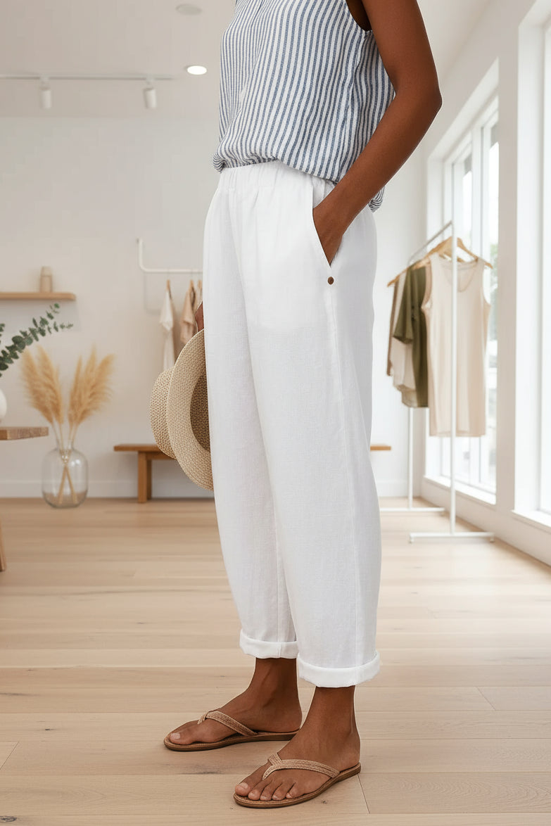 PEGGY - RELAXED CROP PANTS
