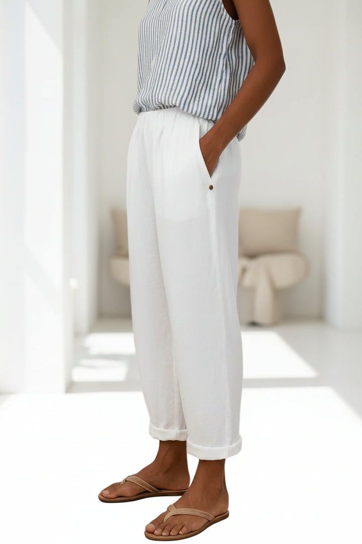 PEGGY - RELAXED CROP PANTS