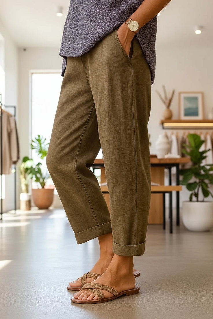 FIOLA – RELAXED CROP PANTS