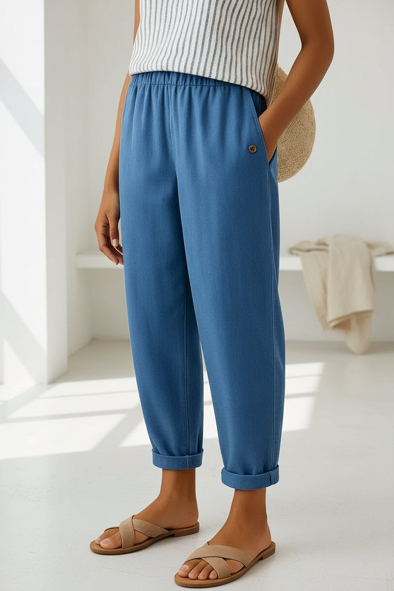 PEGGY - RELAXED CROP PANTS