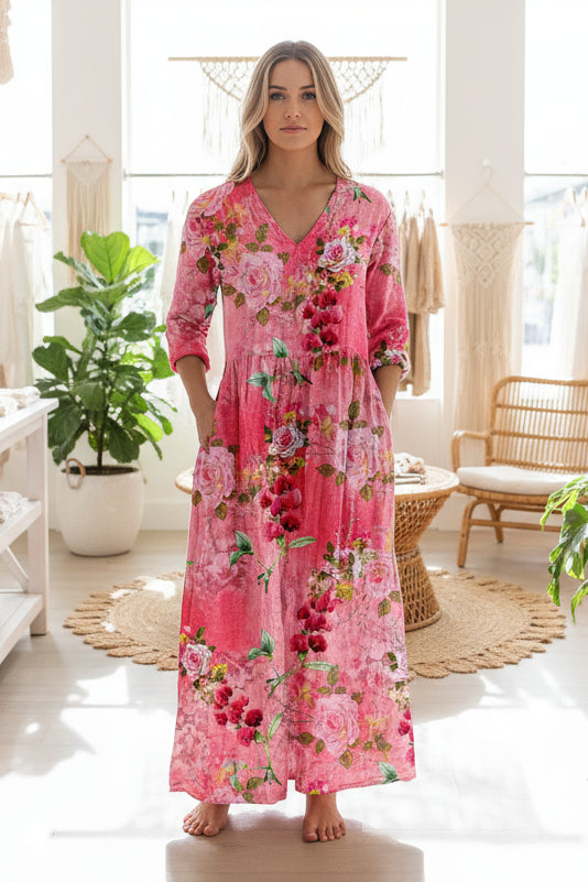 ANITA - FLORAL GRACE DRESS
