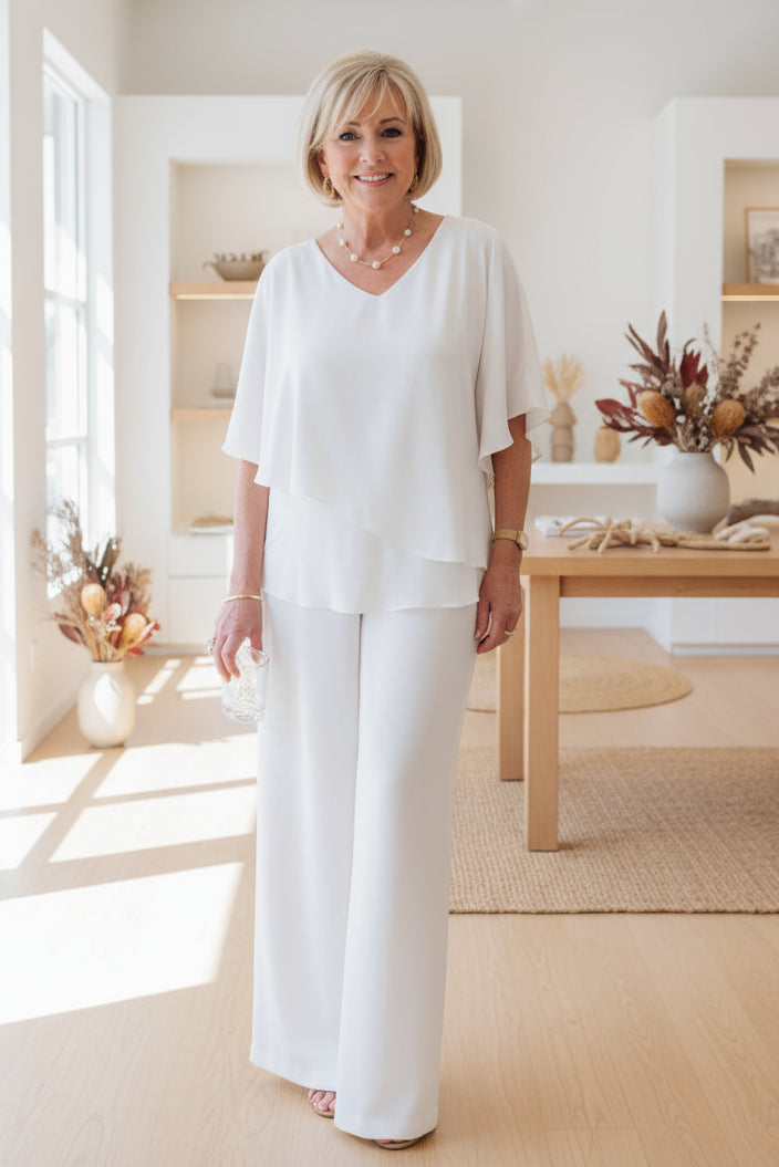 JIMA - EFFORTLESS WIDE-LEG SET