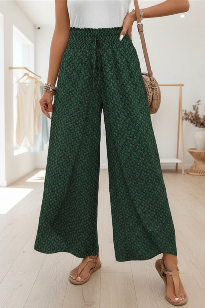 TEAGAN - WIDE-LEG LEISURE PANTS