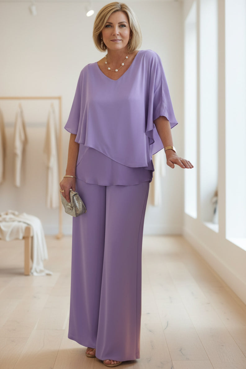 JIMA - EFFORTLESS WIDE-LEG SET