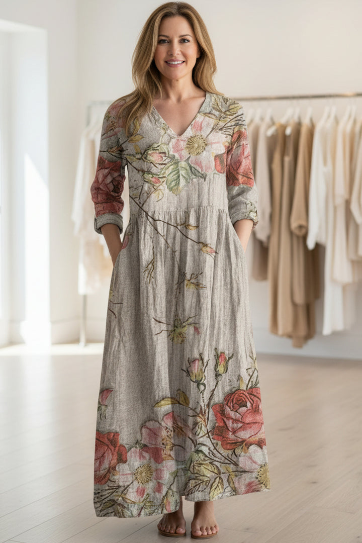 ANITA - FLORAL GRACE DRESS