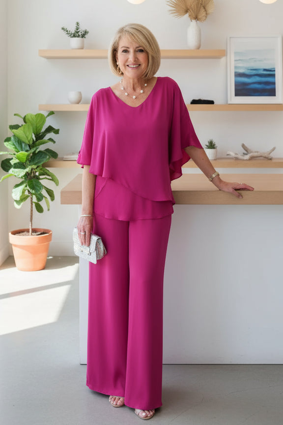 JIMA - EFFORTLESS WIDE-LEG SET