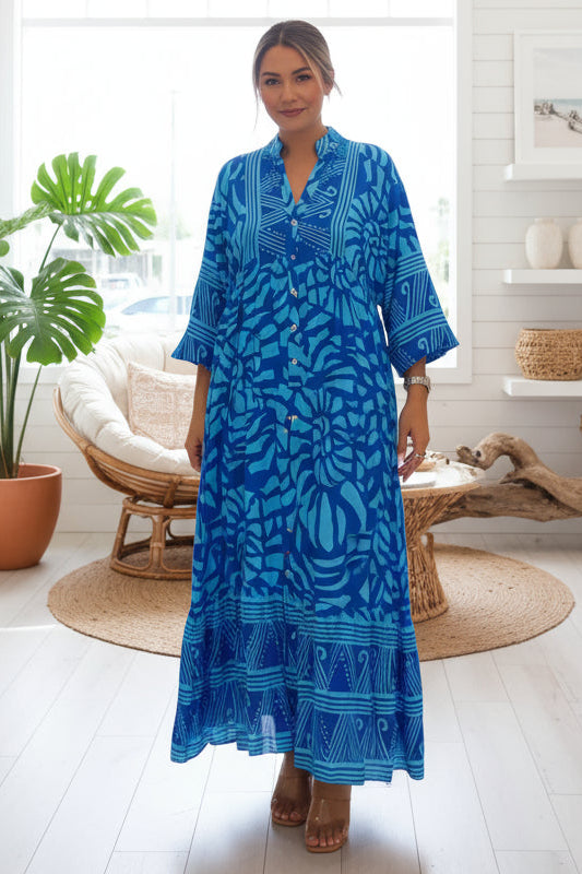 SANDRA - PRINTED LOOSE DRESS