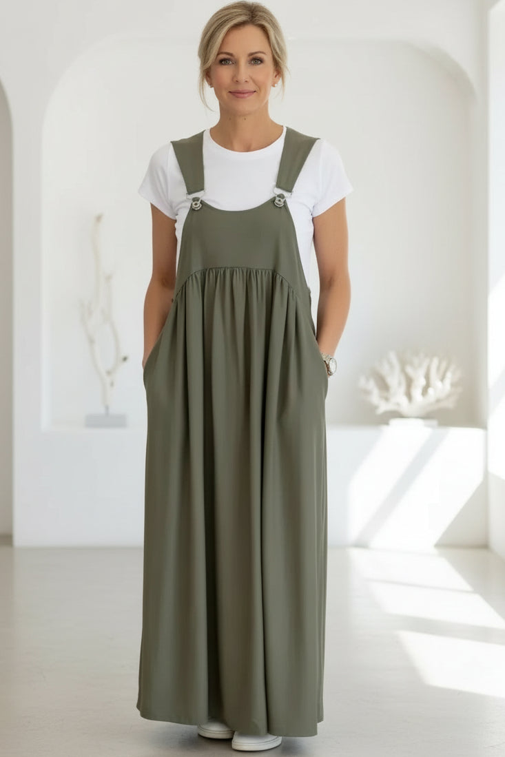 KIM - SLEEVELESS OVERALL DRESS