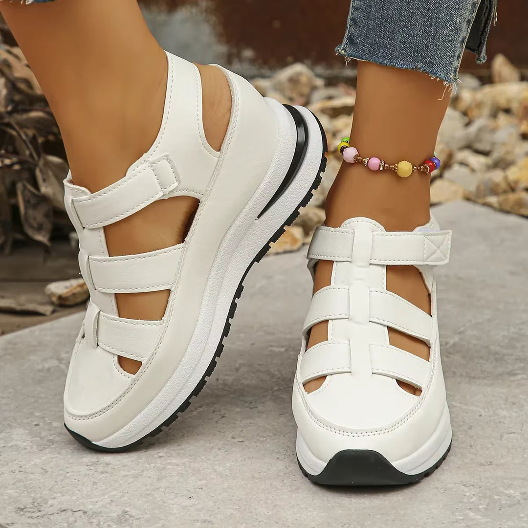 NICOLE - CLOSED-TOE SNEAKER SANDALS