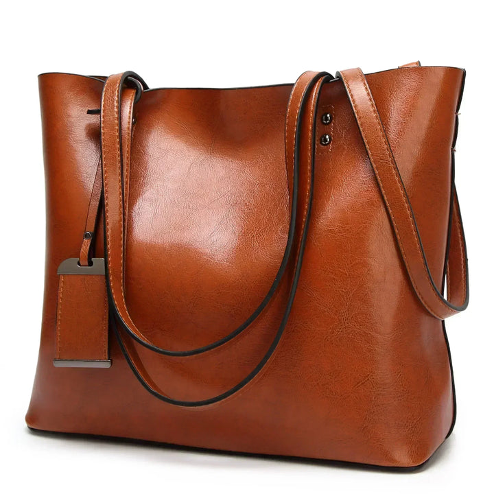 YADE - LEATHER CROSSBODY TOTE BAG