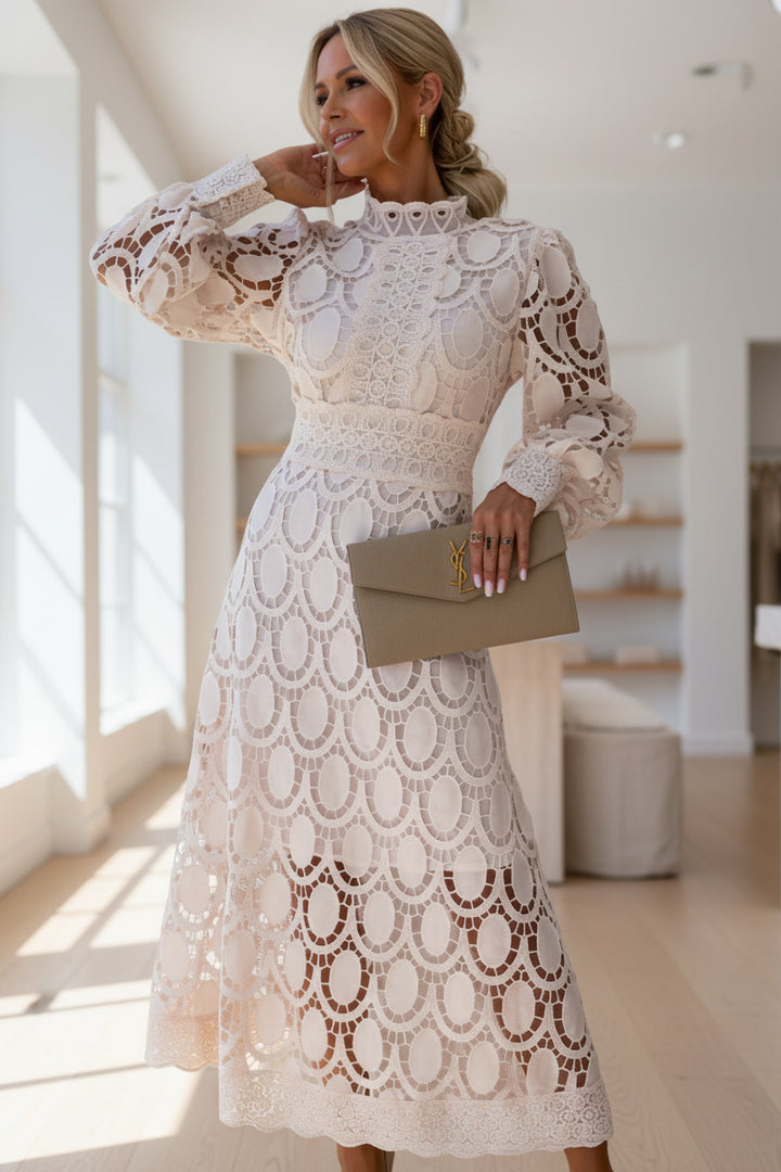 VALENTINA – LACE MIDI DRESS