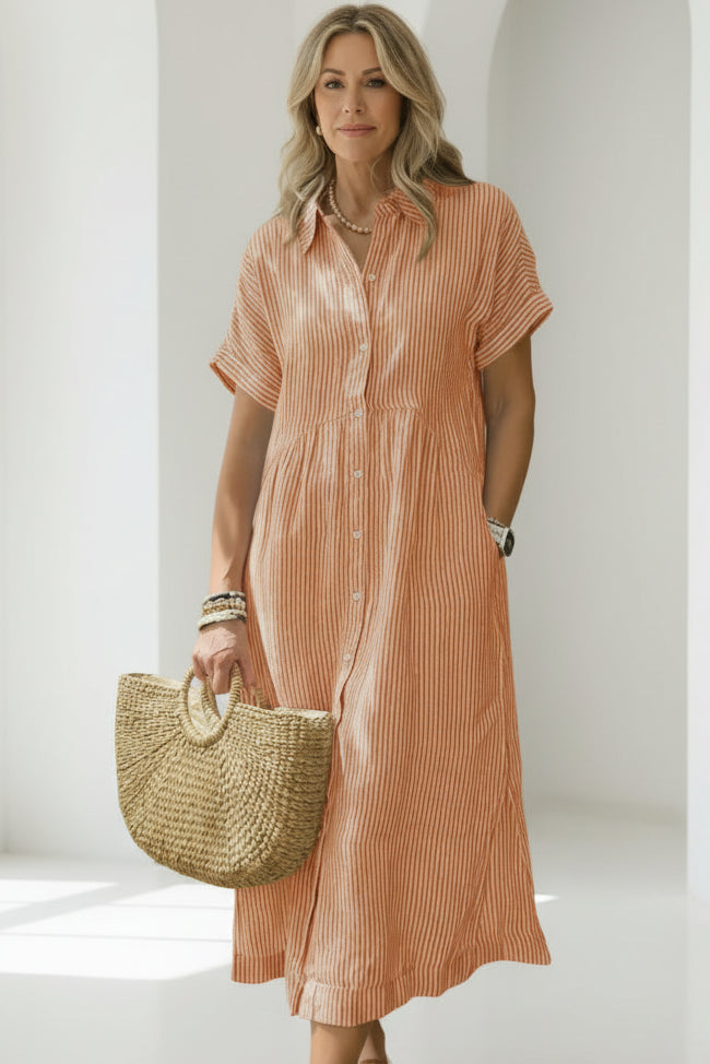 MARIA - LOOSE STRIPE DRESS