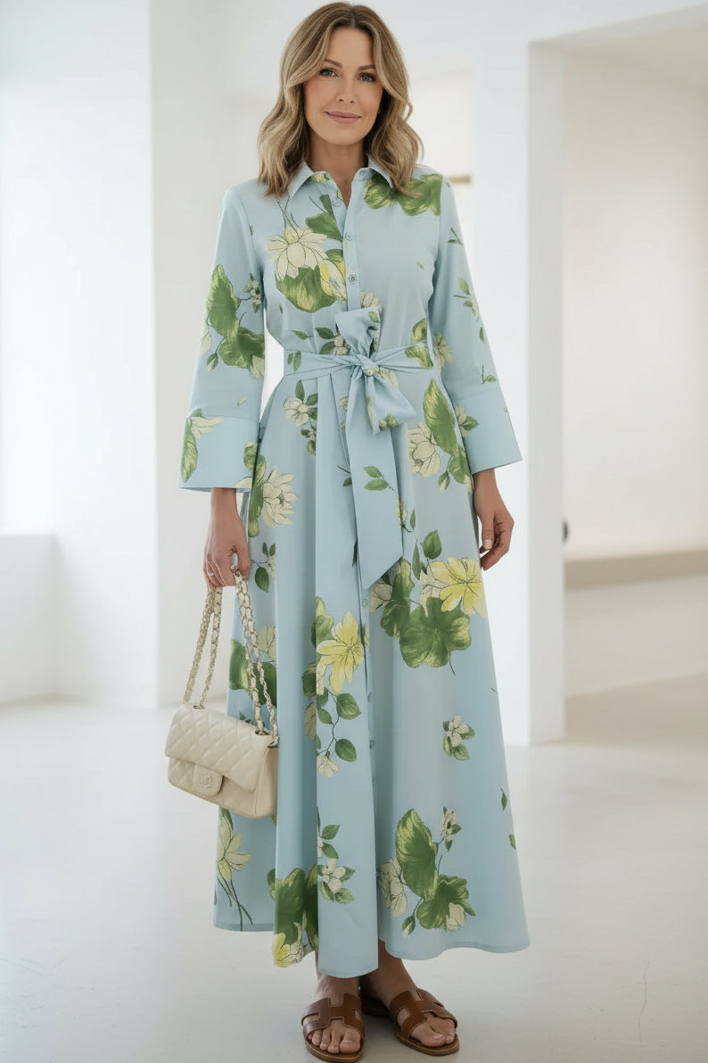 AMARA - ELEGANT FLORAL DRESS