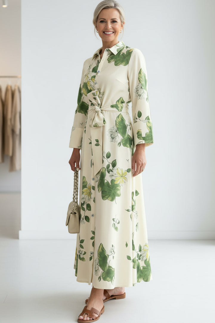 AMARA - ELEGANT FLORAL DRESS