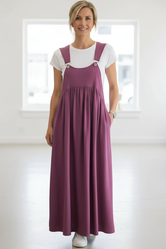 KIM - SLEEVELESS OVERALL DRESS