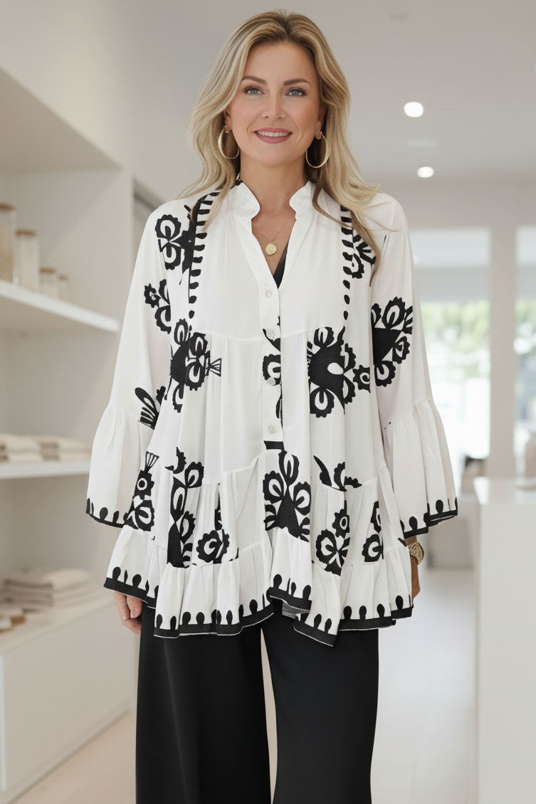 JORDANA - COASTAL BOHO TOP