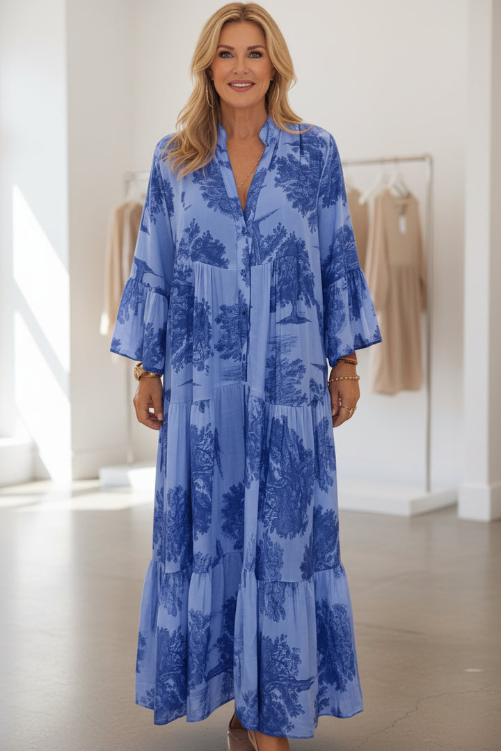 OLIVIA - BOTANICAL MAXI DRESS