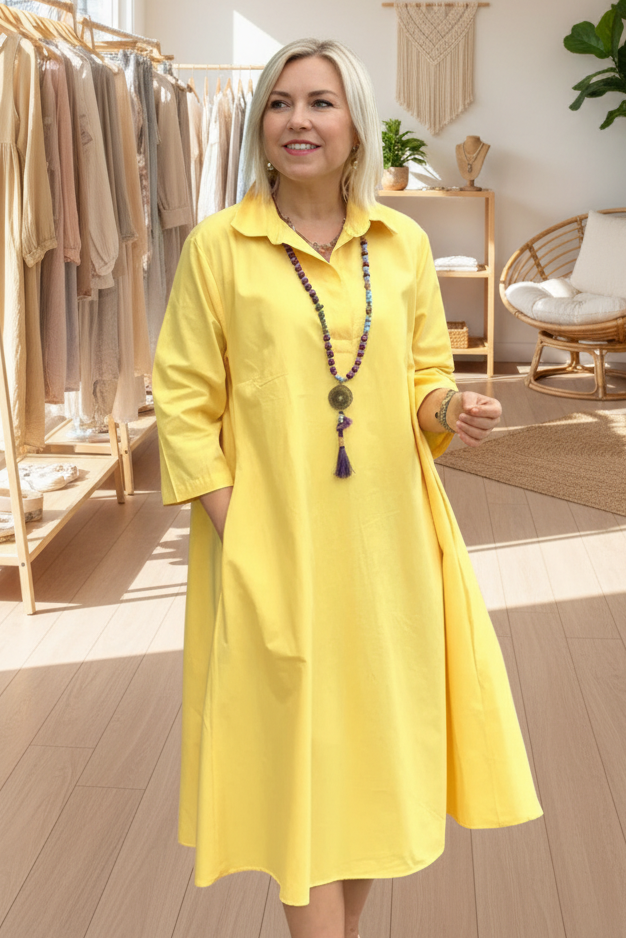 LARA - RELAXED SHIRT DRESS