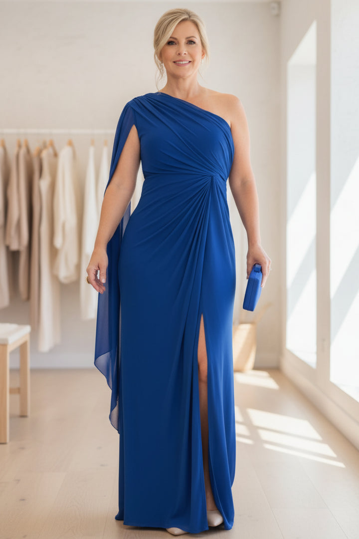 SERENA - ONE-SHOULDER EVENING GOWN
