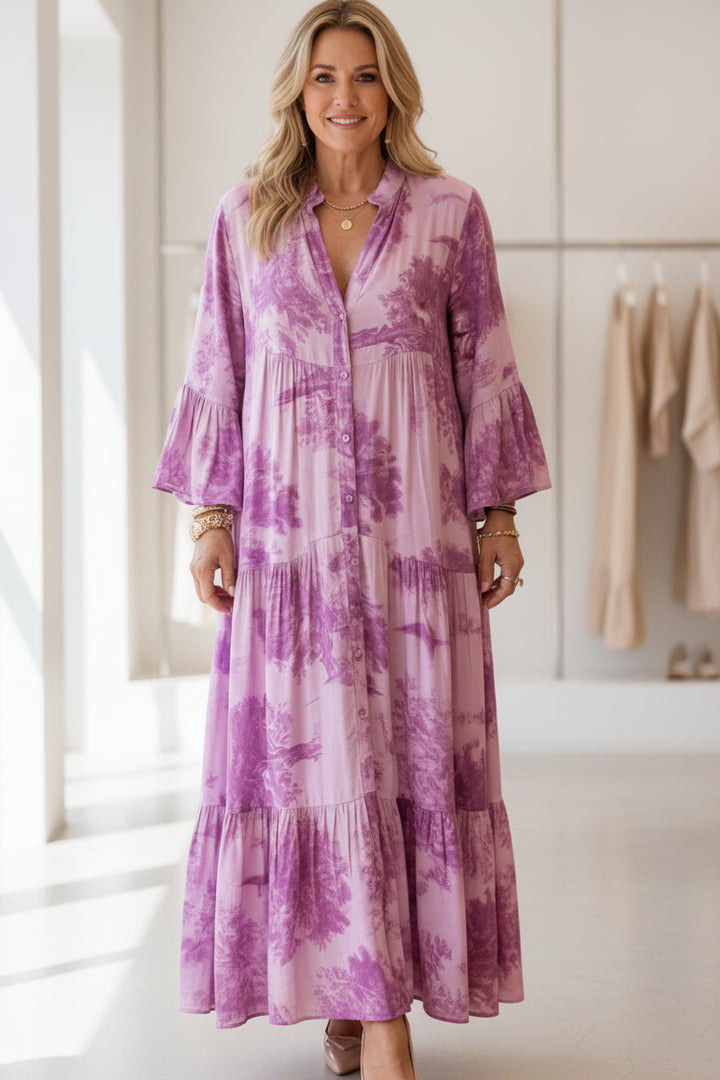 OLIVIA - BOTANICAL MAXI DRESS