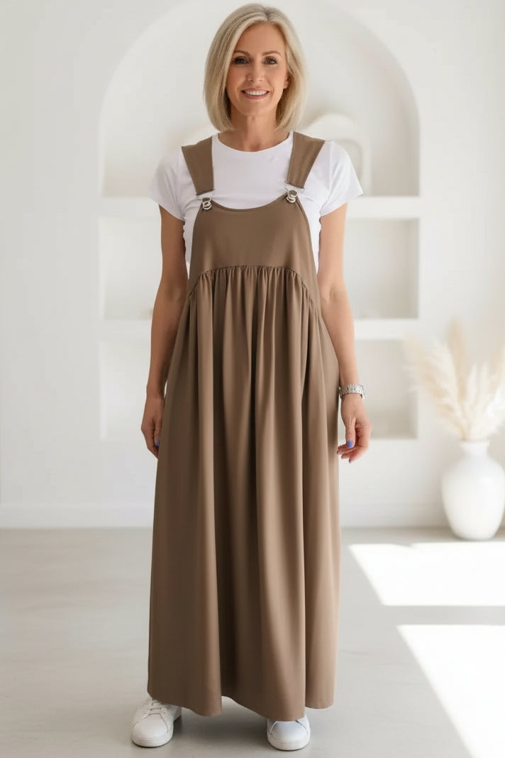 KIM - SLEEVELESS OVERALL DRESS