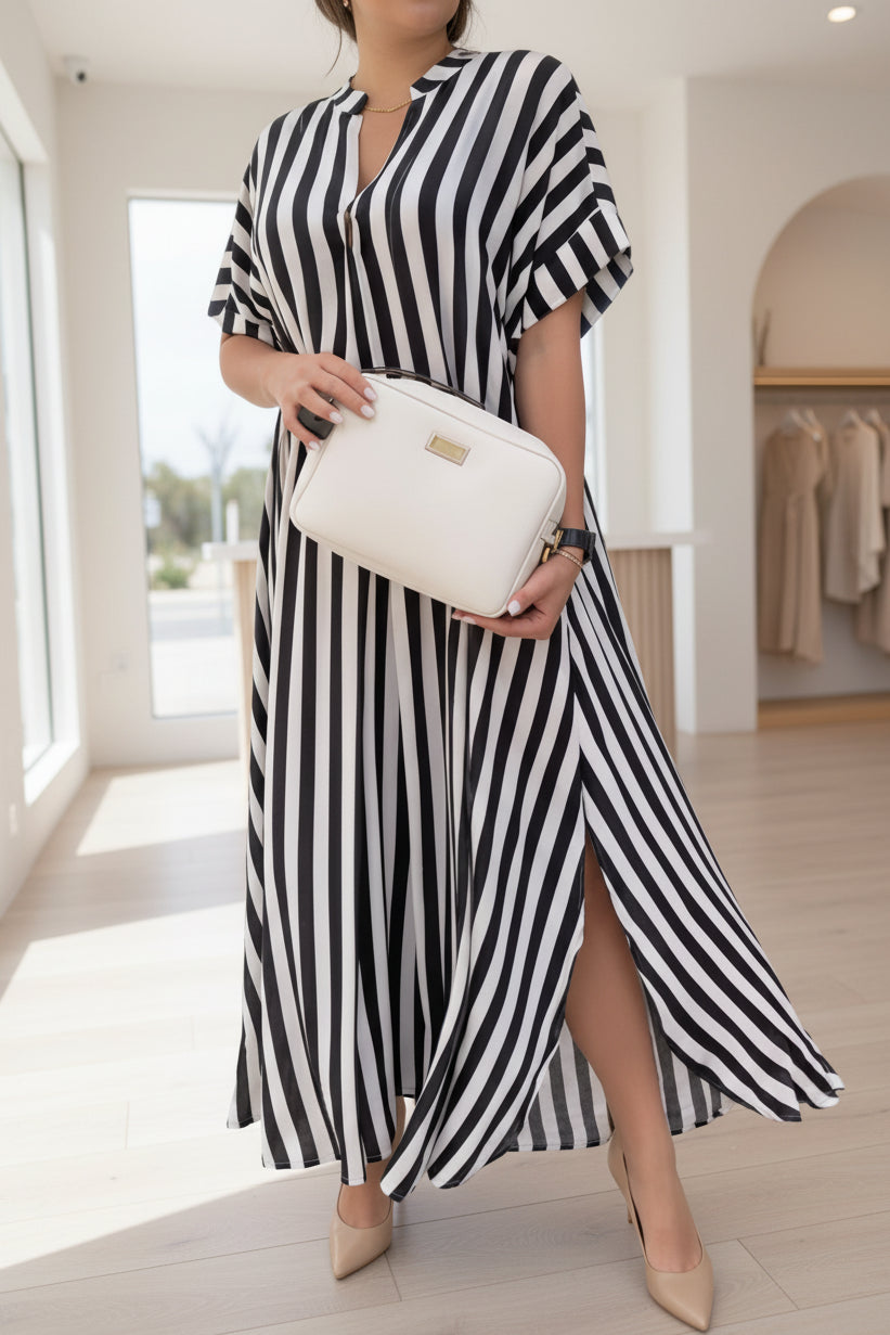 AMÉLIE – STRIPED MAXI DRESS
