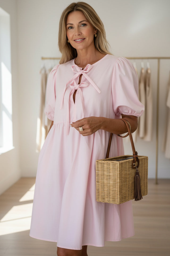 AMINA – AIRY TIE DRESS