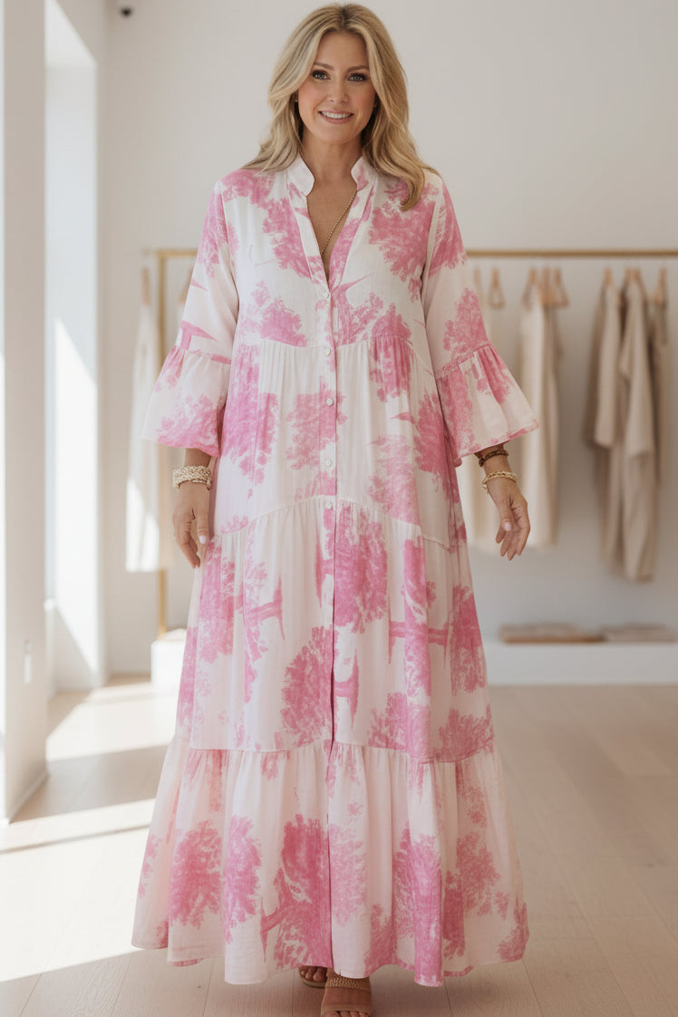 OLIVIA - BOTANICAL MAXI DRESS