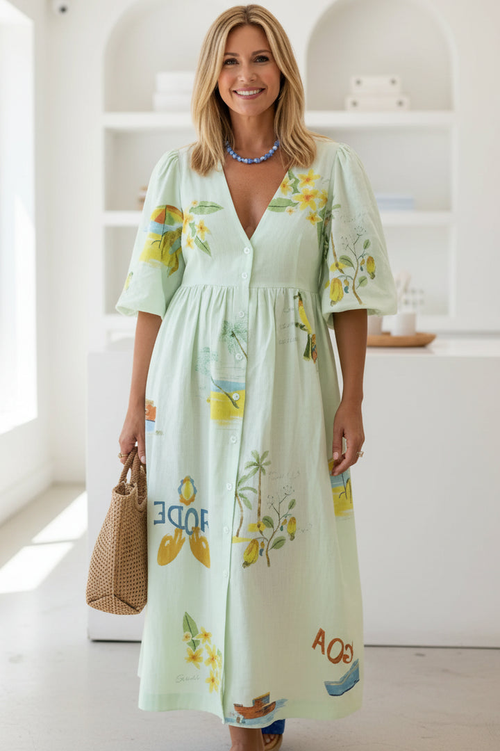 MAEVE – GARDEN BREEZE MIDI DRESS