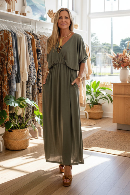 CAMERON - LONG VINTAGE DRESS