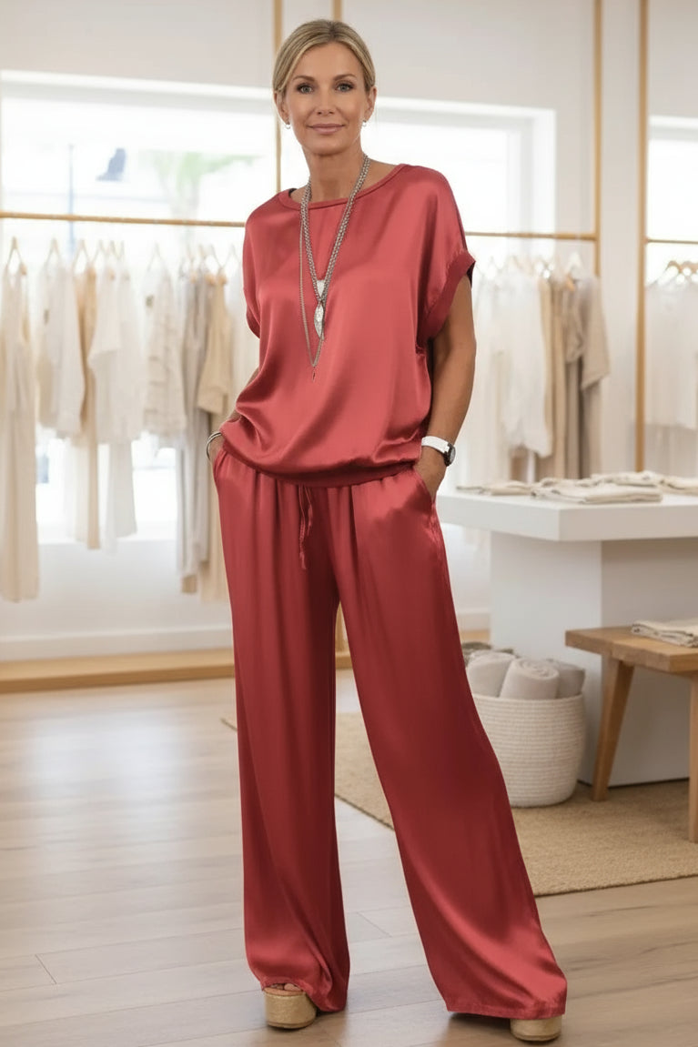 ELARA – SATIN GLOW CO-ORD