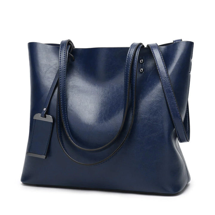 YADE - LEATHER CROSSBODY TOTE BAG