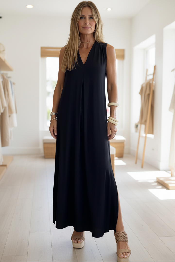 ISABELL – SLEEVELESS MAXI DRESS
