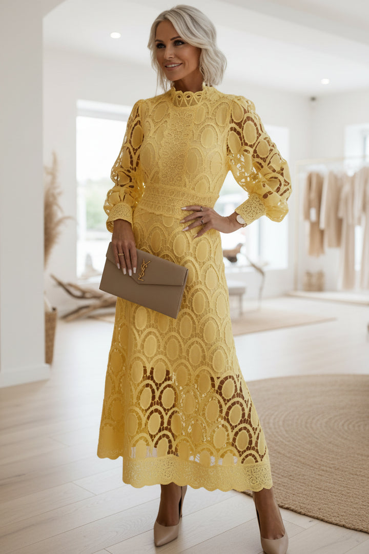 VALENTINA – LACE MIDI DRESS